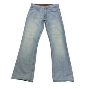 Levis Jeans Mens 32 X 32 Blue Denim Low Bootcut Authentics Signatures Light Wash
